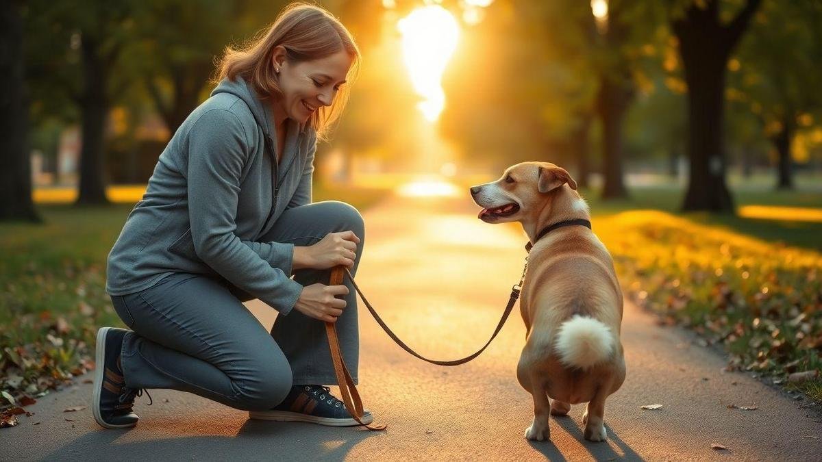 Calming techniques I use during walks to ease Sinais de estresse em cães e como aliviar o problema durante passeios