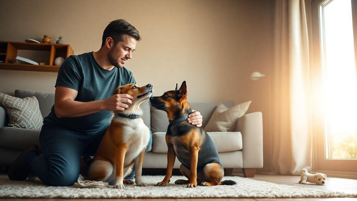 How I begin Treinamento básico de obediência para cães adotados em casa at home
