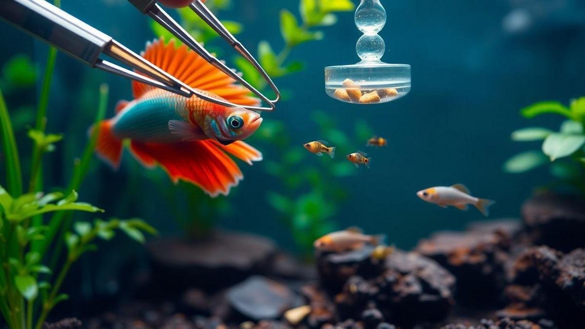 How I feed bettas with tank mates without causing fights