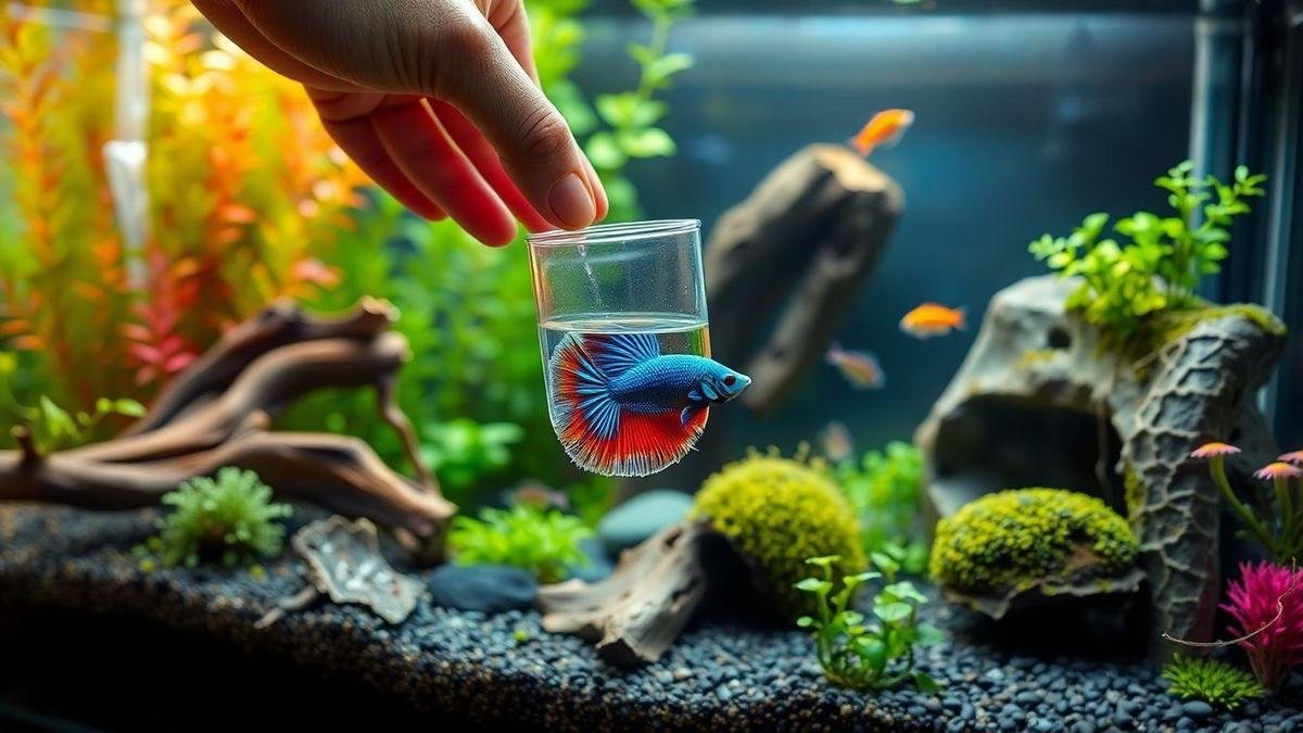 How I introduce bettas to a community aquarium safely