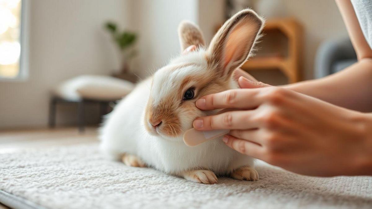 How I keep my rabbit's fur clean and healthy with daily grooming