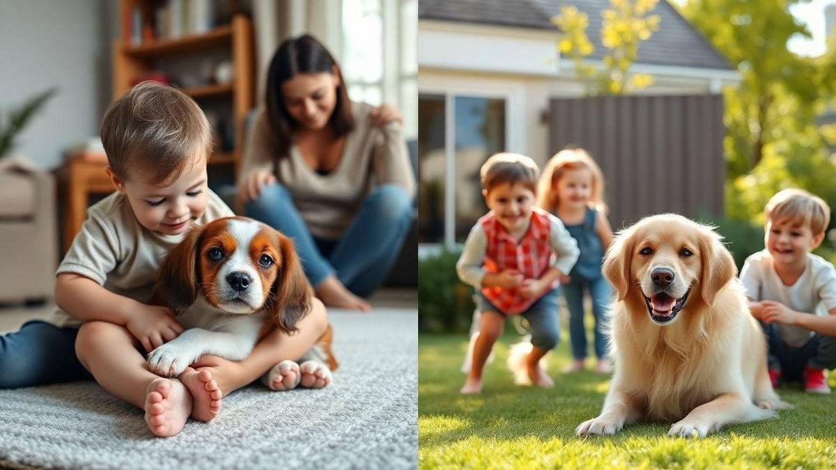 How I match dog size to home and child age (best small dog breeds for families with children and best large dog breeds for families with kids)