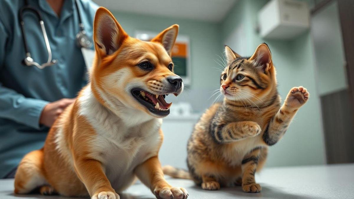 How I Spot Comportamento agressivo em gatos e cães durante visitas ao veterinário