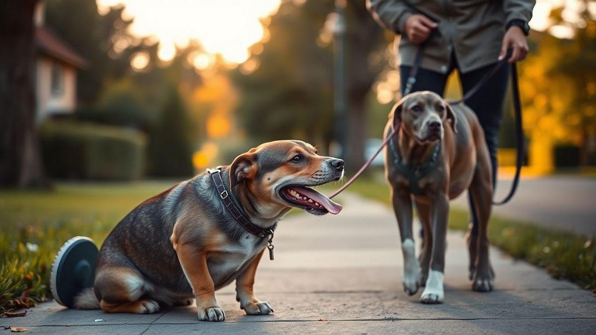 How I spot physical signs like panting and drooling on walks