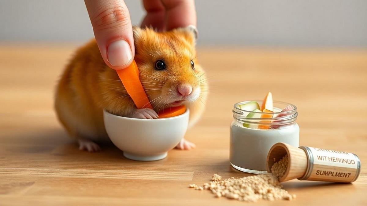 When I use vitamin supplements for small rodents and offer fresh vegetables or safe fruits for pet rodents