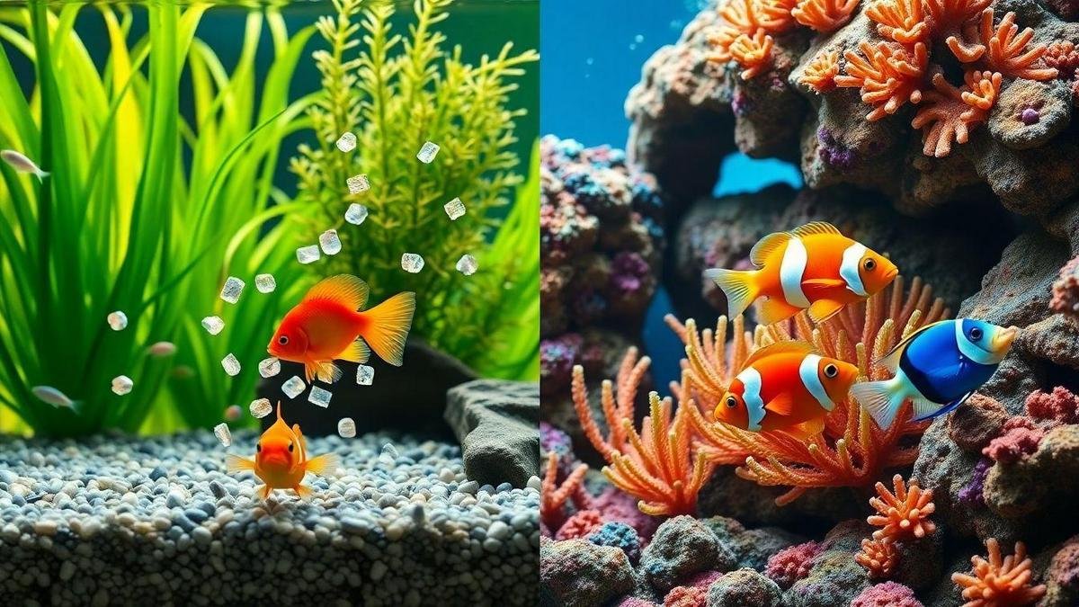 How I feed and meet freshwater vs saltwater fish diet needs