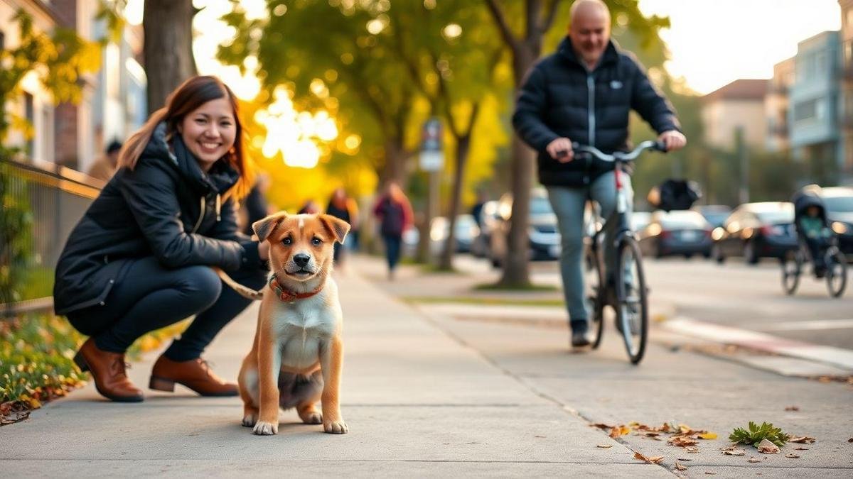 How I handle puppy socialization in urban environments during the critical window