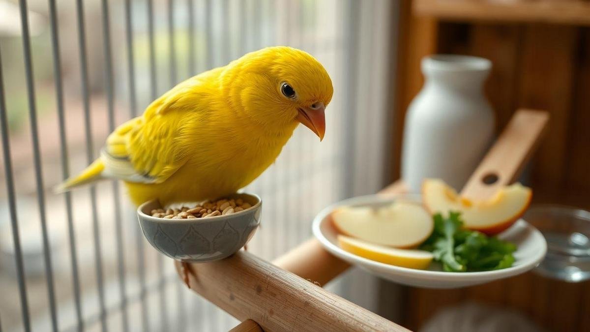 How I manage alimentação de canários to keep my bird healthy