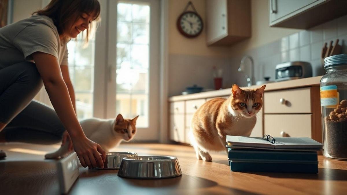How I set a daily cat feeding schedule and practice Cuidados diários que todo dono de gato deve ter
